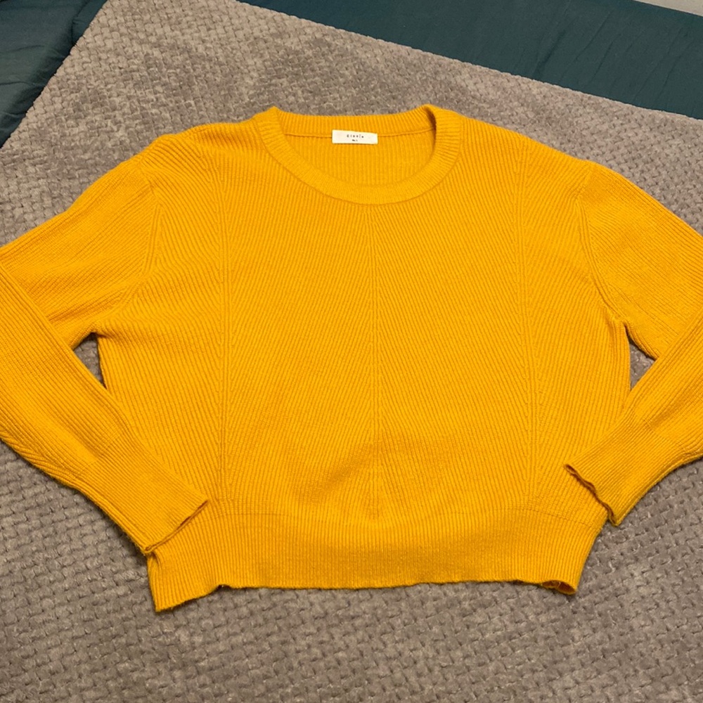 Yellow sweater